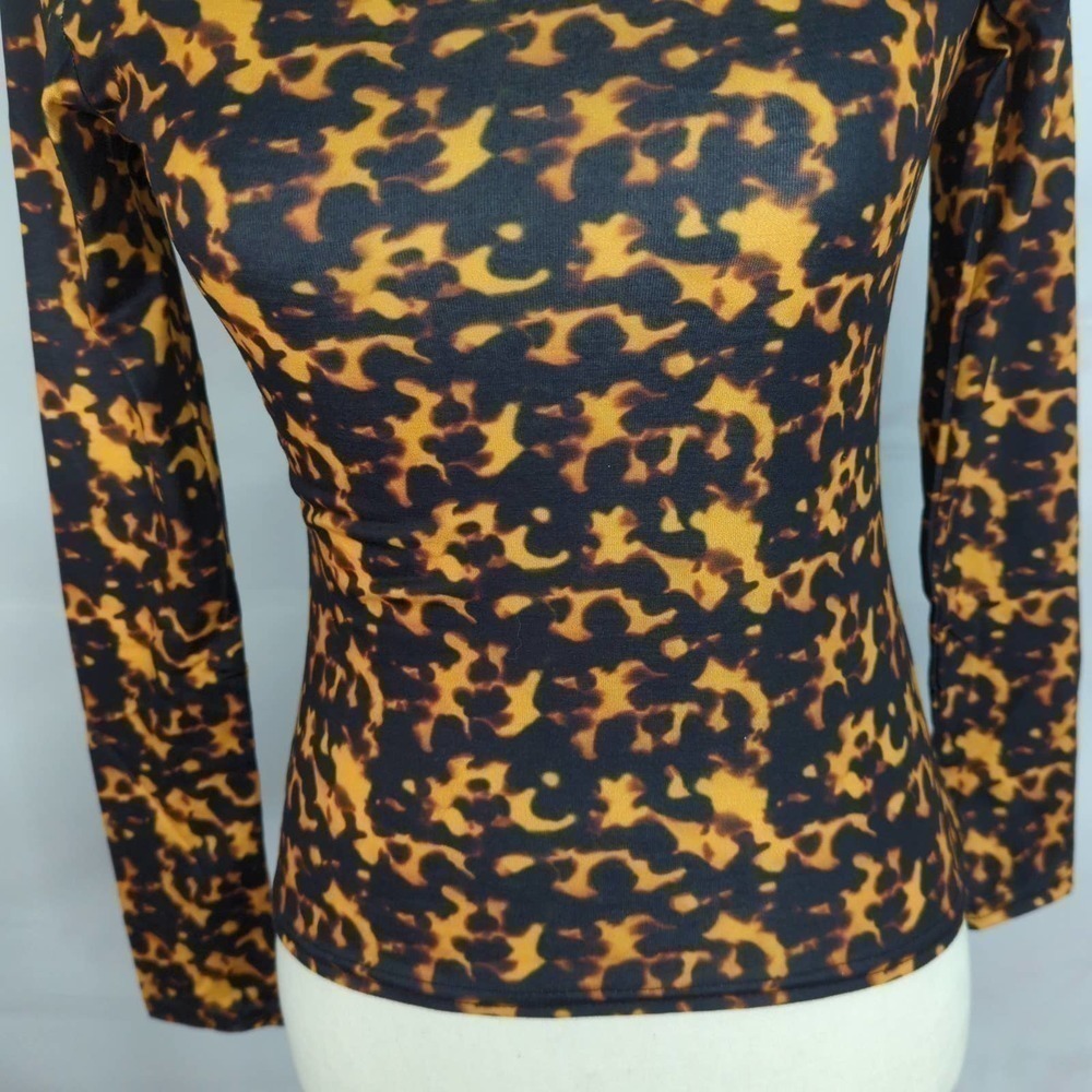 NWT | Daisy Street Cropped Mock Neck Long Sleeve Top - Picture 4 of 8